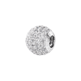Phiiish 8mm Diamond Colour Crystal Charm in Sterling Silver