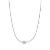 Phiiish 8mm Diamond Colour Crystal Charm in Sterling Silver
