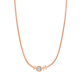 Phiiish 8mm Diamond Colour Crystal Charm in Sterling Silver