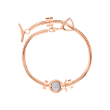 Phiiish 8mm Diamond Colour Crystal Charm in Sterling Silver