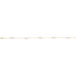 14K Yellow Freshwater Cultured Pearl 17
