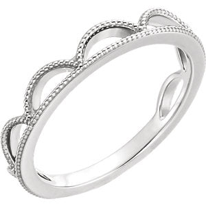 Platinum Stackable Ring