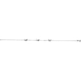 Silver Butterfly Ankle Bracelet