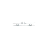Silver Butterfly Ankle Bracelet