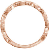 14K 1/8 CTW Diamond Stackable Ring
