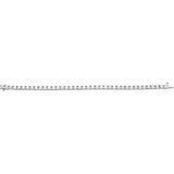 18K White 10 CTW Diamond Line 7.25" Bracelet