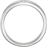 Platinum Negative Space Ring