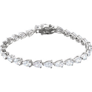 Sterling Silver Cubic Zirconia 7