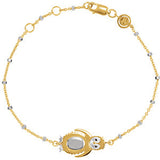 18K Yellow Vermeil Penguin 7.5" Bracelet for Loyalty