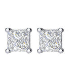14K White 1/4CTW Diamond Earrings
