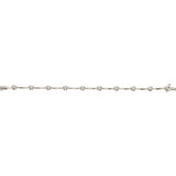 14K White 1 CTW Diamond Line 7.5" Bracelet
