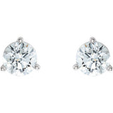 14K White 1 1/4 CTW Lab-Grown Diamond Stud Earrings