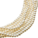 Sterling Silver Freshwater Cultured Pearl 7-Strand Necklace