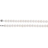 Sterling Silver Freshwater Cultured Pearl 42" Strand