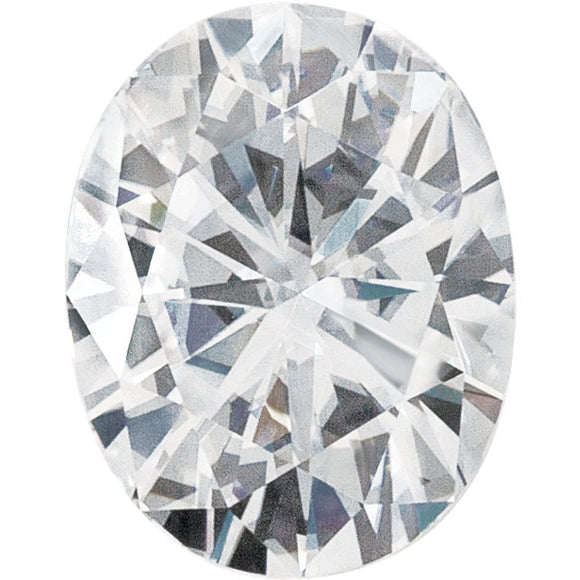7x5 mm Oval Forever One Colorless Moissanite
