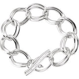 18.86mm Link Bracelet with Toggle Clasp