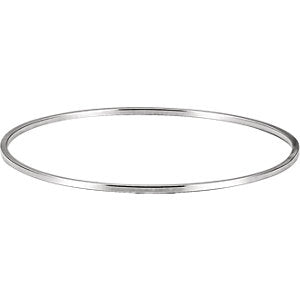 Sterling Silver 1.75mm Bangle Bracelet