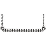 Beaded Bar 16-18" Necklace