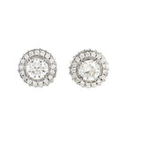14K White 1 CTW Diamond Earrings