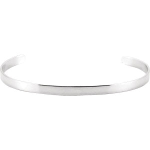 Sterling Silver Cuff Bracelet 4.5mm