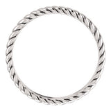 14K 3.75mm Thick Rope Band Ring