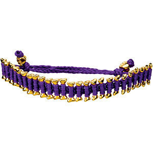 Purple Heart U Back™ Friendship Bracelet