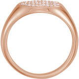 14K 1/3 CTW Diamond Pavé Ring