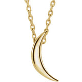 Crescent 16-18" Necklace